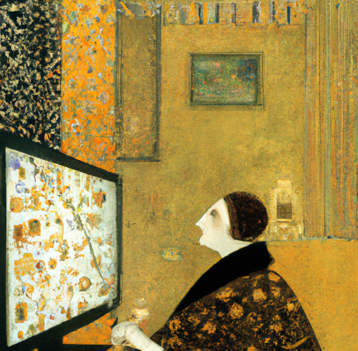 consumer looking at ads